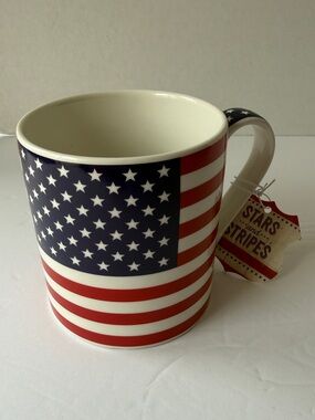 Home Essentials Stars & Stripes Ceramic Mug - Red, White & Blue